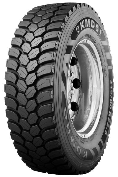 315/80R22,5 Kumho KMD51 156/150K M+S 3PMSF Drive MIXED USE ECB76