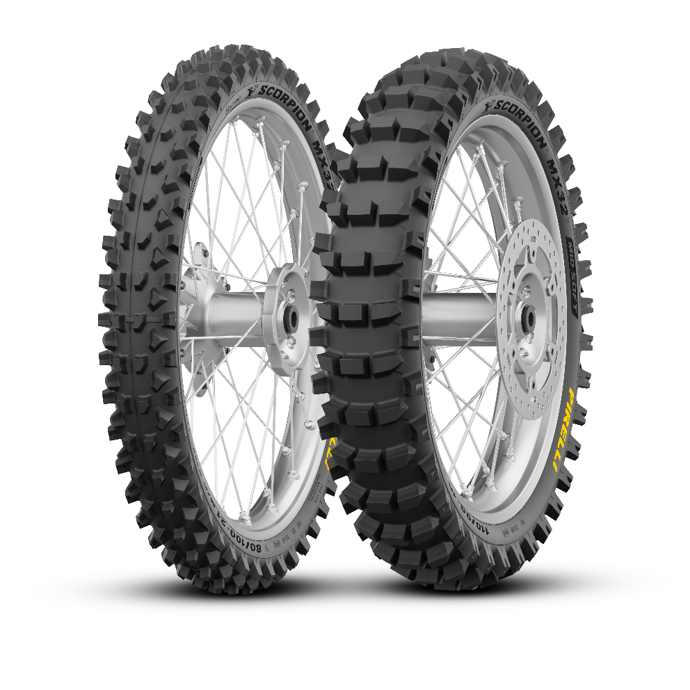 120/90-19 Pirelli SCORPION MX32 MID SOFT (NEW) 66M TT CROSS MID SOFT Rear NHS