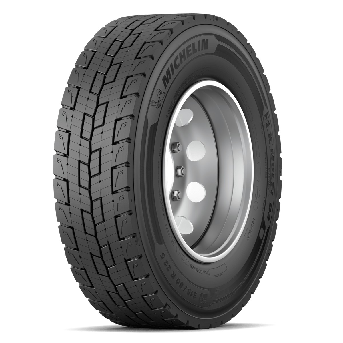 315/80R22.5 Michelin X MULTI ENERGY D2 156/150L M+S 3PMSF Drive REGIONAL BCB74