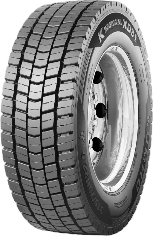 315/60R22.5 Kumho KXD31 152/148L M+S 3PMSF Drive REGIONAL