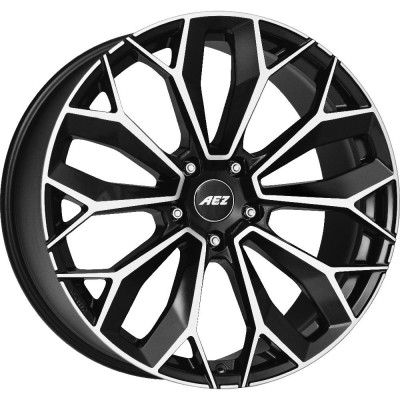 AEZ Leipzig dark Black/polished 10,5x21 5x112 ET43 CB66,6 60° 1045 kg ALE1R8BP43E