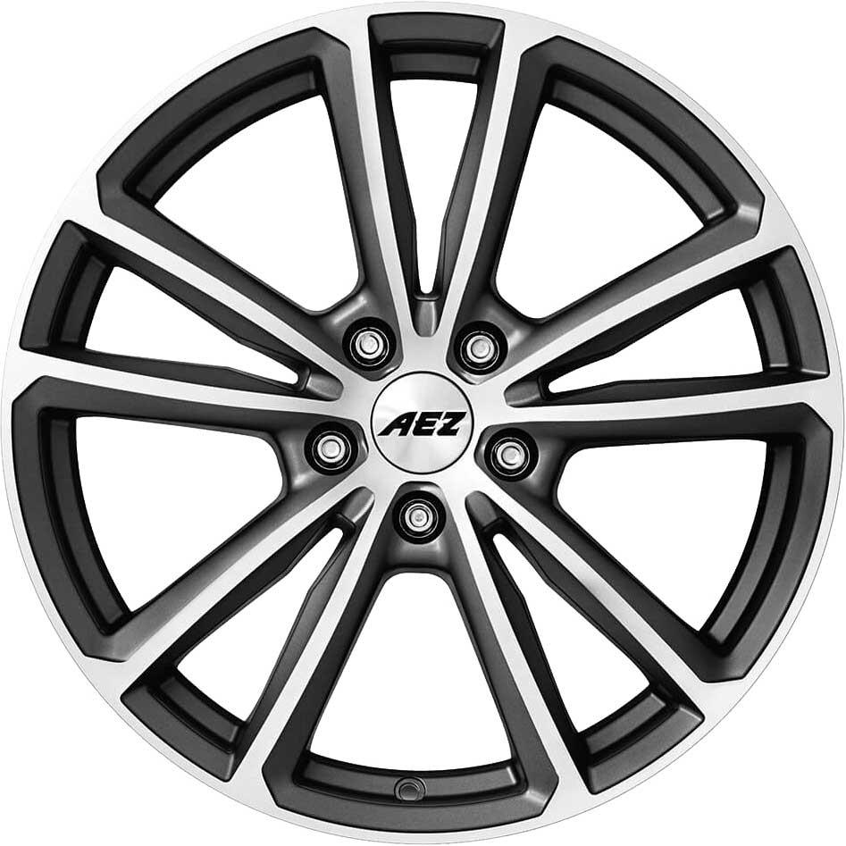 AEZ Tioga Graphite matt/polished 7x17 5x112 ET45 CB57,1 R13 740 kg ATOY8GP45E
