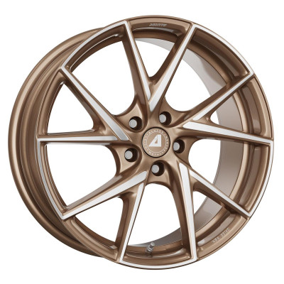 Alutec ADX.01 metallic-bronze frontpolished 7,5x18 5x114.3 ET50 CB67,1 60° 750 kg ADX1-75850L16-51