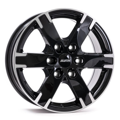 Alutec Titan diamond-black frontpolished 8x18 6x114.3 ET45 CB66,1 60° 1000 kg TIT80845X33-1