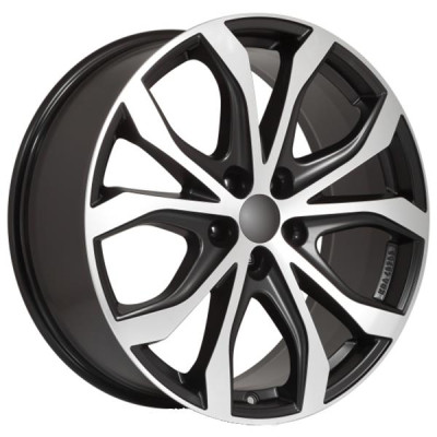 Alutec W10X racing-black frontpolished 8x18 5x108 ET45 CB70,1 60° 735 kg W10X-80845B53-5