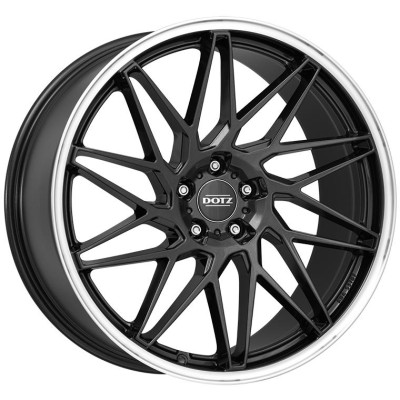 Dotz Tanaka dark Gunmetal/polished lip 8x18 5x108 ET45 CB70,1 60° 680 kg OTAGHFL45