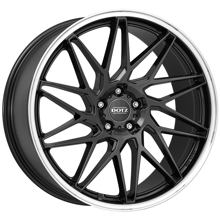 Dotz Tanaka dark Gunmetal/polished lip 9x21 5x112 ET28 CB70,1 60° 750 kg OTA1M8FL28