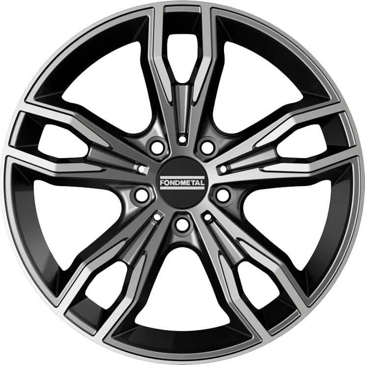 Fondmetal Alke Matt Titanium Machined 8x18 5x120 ET45 CB72,6 60° 720 kg RF08851