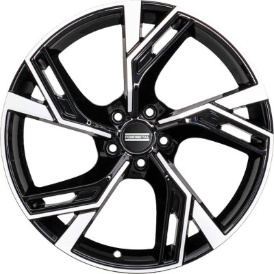 Fondmetal Atena Glossy Black Machined 8,5x20 5x112 ET39 CB66,6 R13 1050 kg RF09369