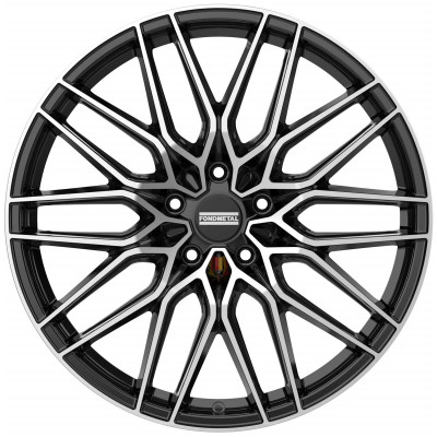 Fondmetal Cratos Glossy Black Machined 10x22 5x120 ET42 CB72,6 Flat 1050 kg RF18348