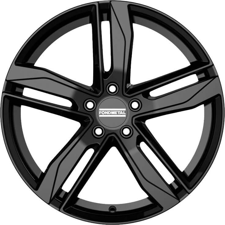 Fondmetal Hexis Glossy Black 8x18 5x108 ET45 CB63.4 60° 730 kg RF08778