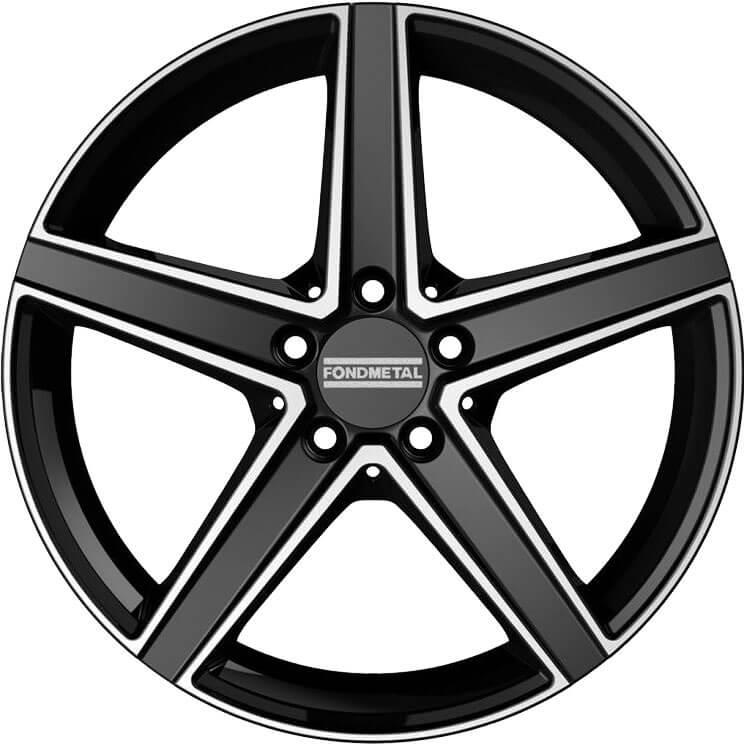 Fondmetal Ioke Matt Black Machined 8x18 5x112 ET38 CB66,6 (Long Bolt) R14 805 kg RF08941