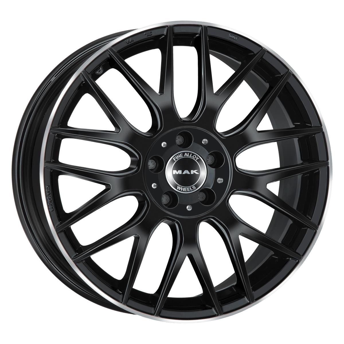 MAK Arrow Gloss Black Mirror Ring 9x18 5x112 ET42 CB66,6 R14 860 kg F9080OWGL42WS3X