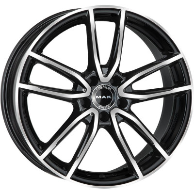 MAK Evo Black Mirror 10x21 5x112 ET22 CB66,6 (Long Bolt) R14 1020 kg F1021EVBM22WSY