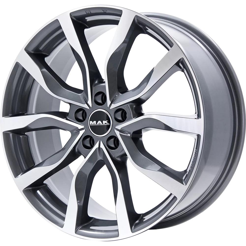 MAK Highlands Gun Met-Mirror Face 8,5x20 5x108 ET12 CB60,1 R12 700 kg F8520HIQM12GHX