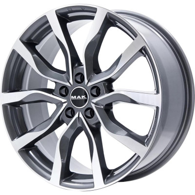 MAK Highlands Gun Met-Mirror Face 8,5x20 5x108 ET12 CB60,1 R12 700 kg F8520HIQM12GHX