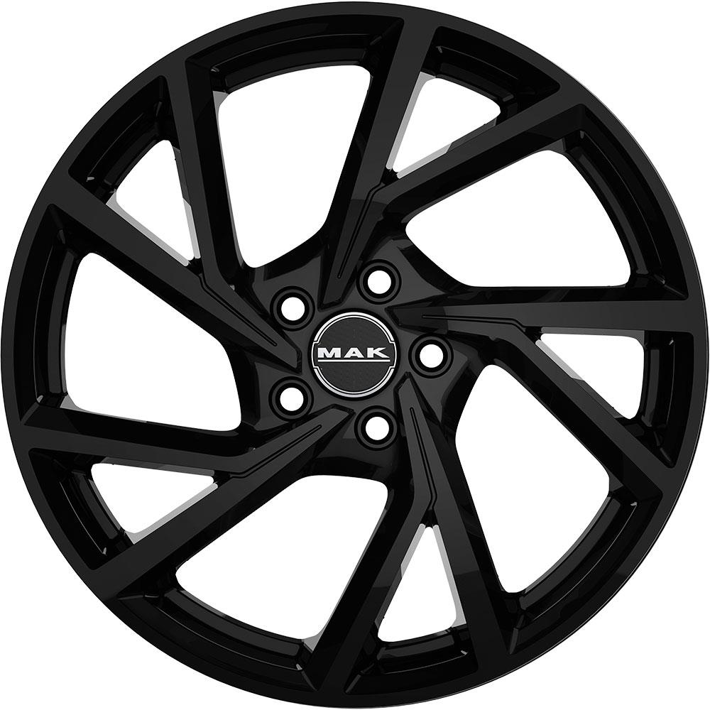MAK Kassel Gloss Black 7,5x18 5x100 ET46 CB72,6 60° 800 kg F7580KAGB46P4