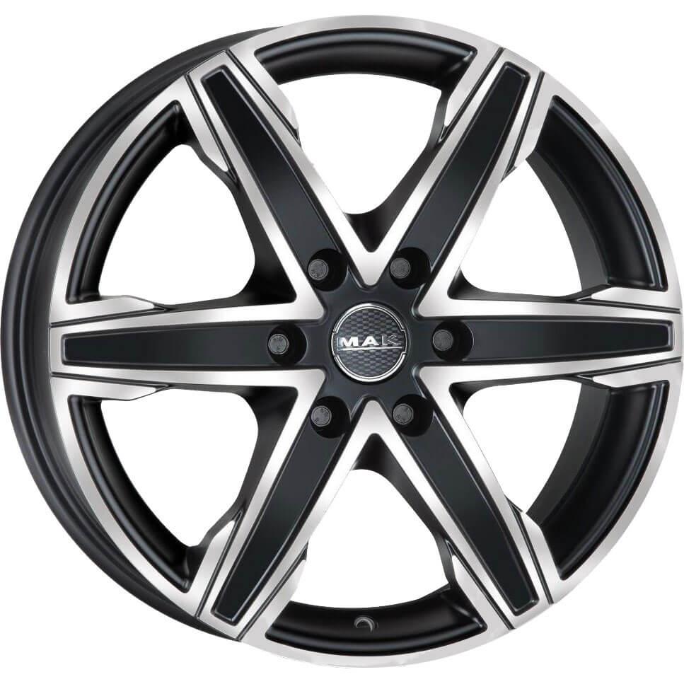 MAK King 6 Ice Black 6,5x16 6x139.7 ET20 CB106.1 60° 1215 kg F65606KIB20VH2