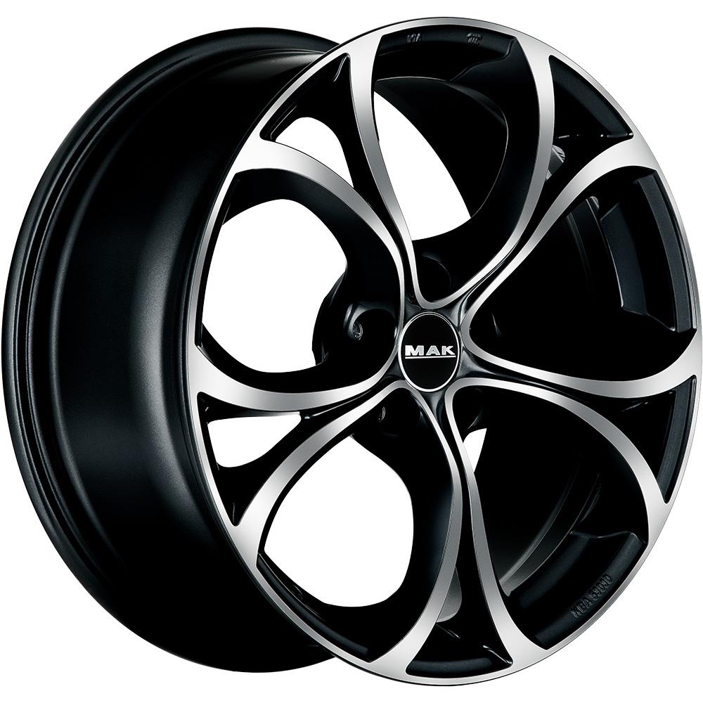 MAK Lario Black Mirror 7,5x17 5x110 ET31 CB65,1 60° 700 kg F7570LABM31LG1X
