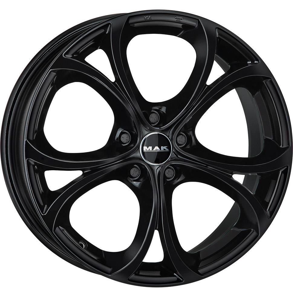 MAK Lario Gloss Black 9x20 5x110 ET29 CB65,1 60° 700 kg F9020LAGB29LG1X