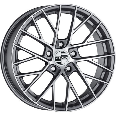 MAK Monaco Gun Met-Mirror Face 8,5x20 5x130 ET57 CB71,6 R14 650 kg F8520MFQM57KY5