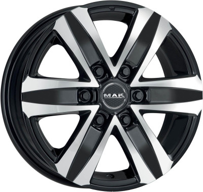 MAK Stone 6 Black Mirror 8,5x20 6x139.7 ET30 CB100,0 60° 1215 kg F85206TBM30VU
