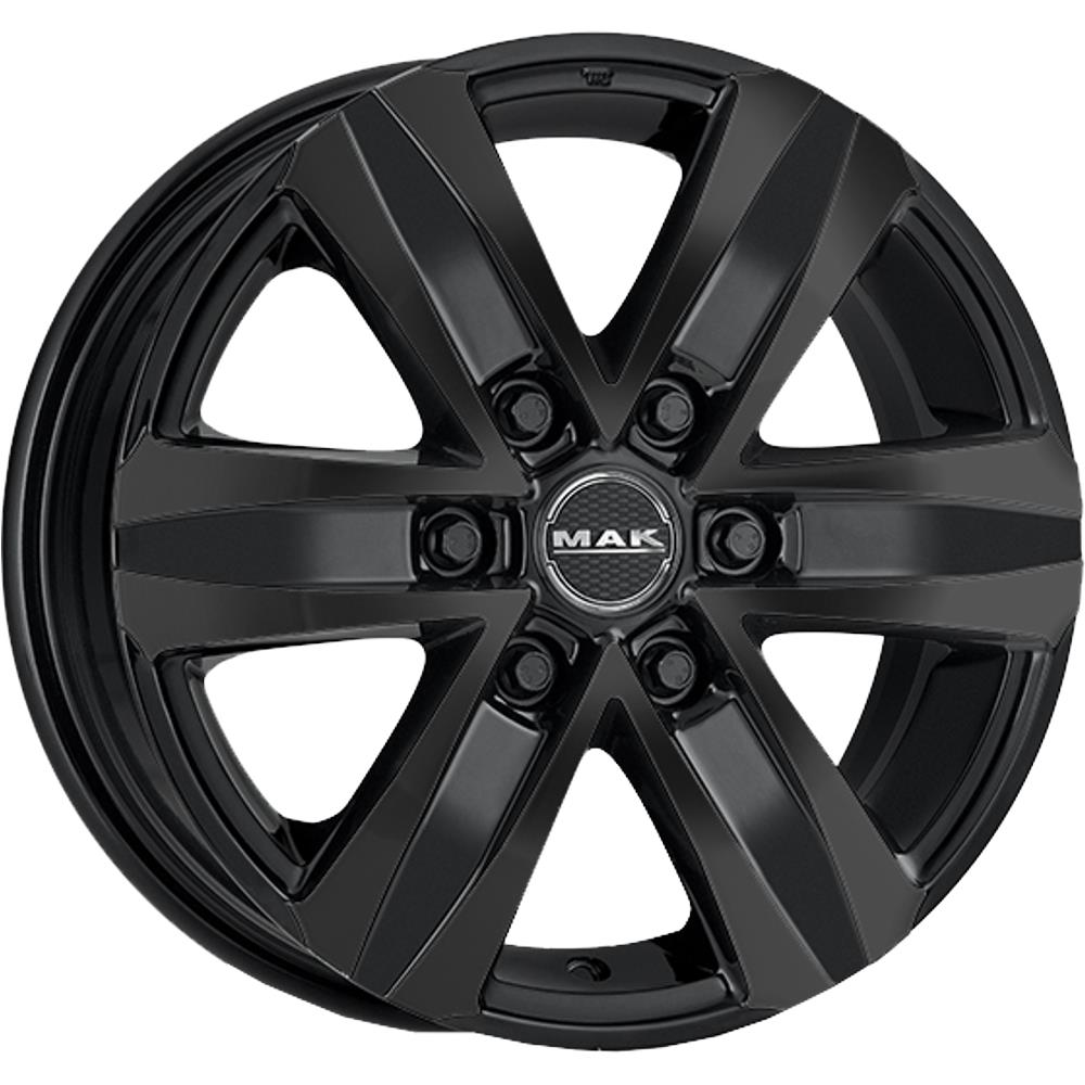 MAK Stone 6 Gloss Black 8x18 6x114.3 ET45 CB66,1 60° 1215 kg F80806TGB45ZN4