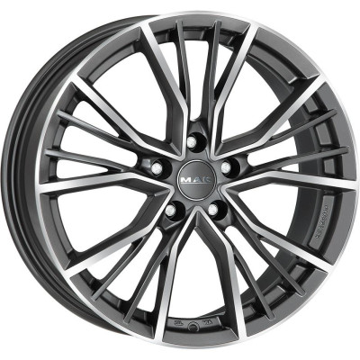MAK Union Gun Met-Mirror Face 8,5x21 5x112 ET43 CB66,6 R13 950 kg F8521UNQM43WS3X