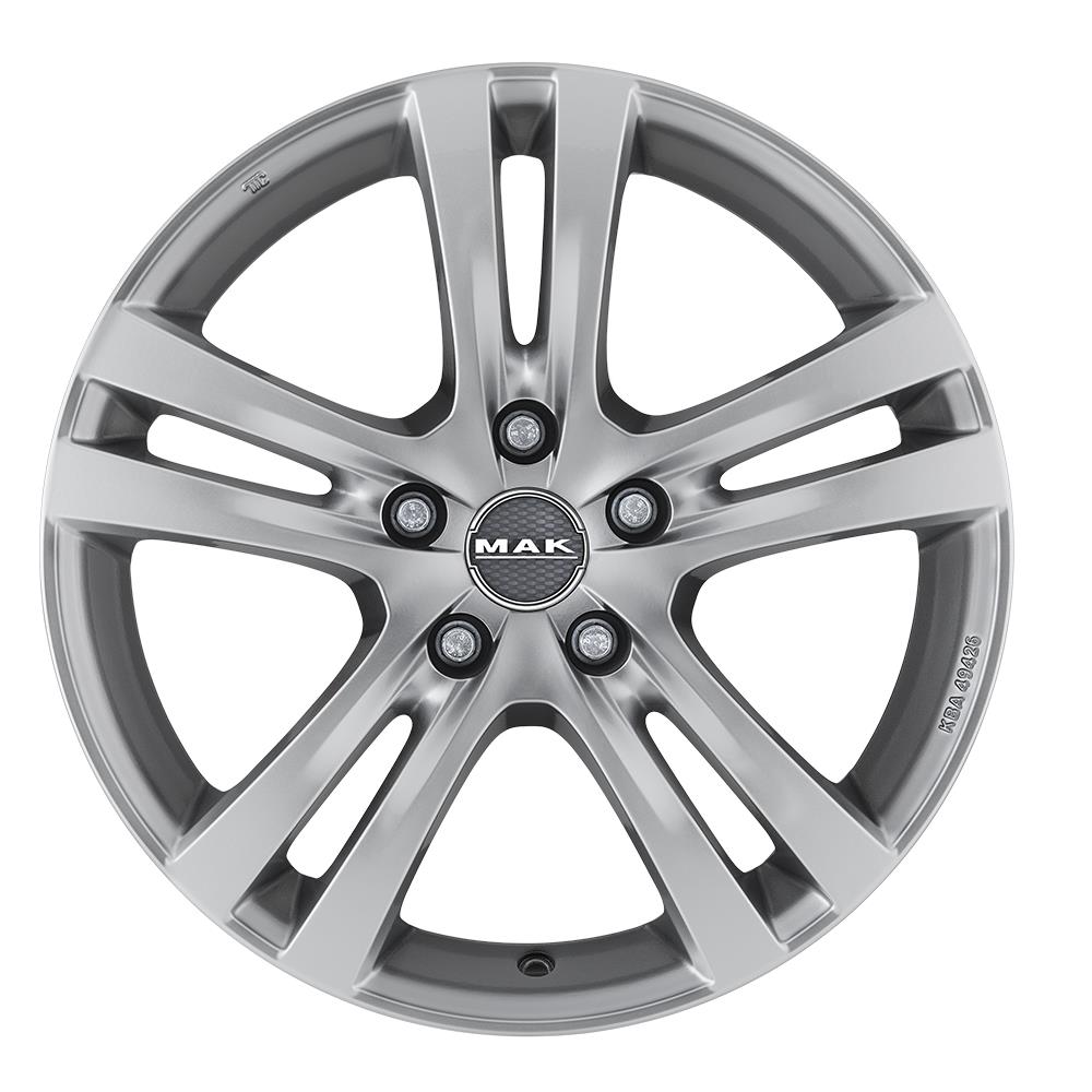 MAK Zenith Hyper Silver 7x17 5x108 ET50 CB72.0 60° 725 kg F7070ZHHS50GG4