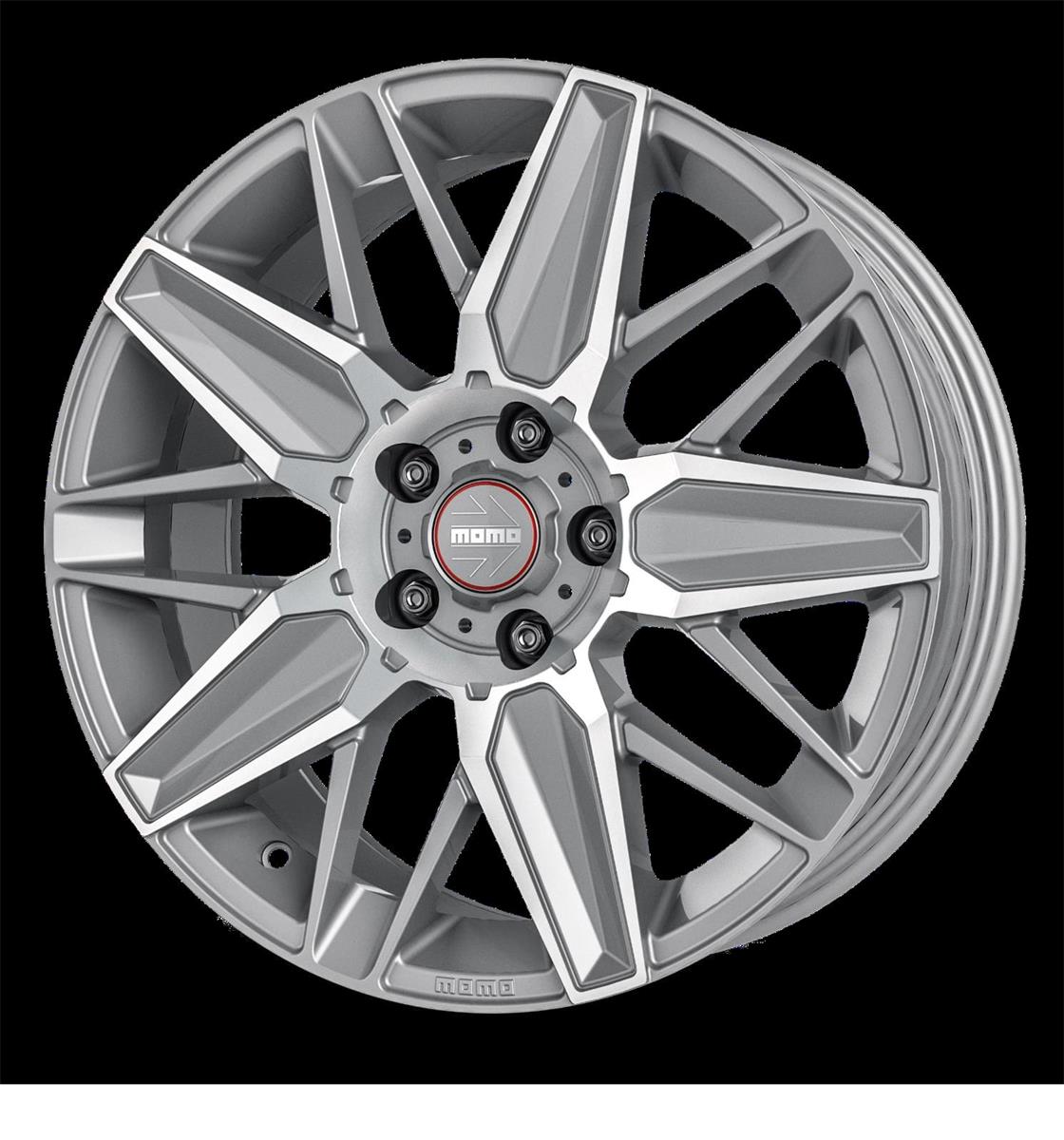 Momo Evoluzione Matt Titan Silver Polished 8x18 5x112 ET35 CB79,5 60° 700 kg WEVT8083512SE