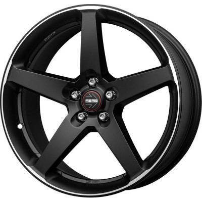 Momo Five Matt Black Polished 8x18 5x108 ET42 CB72,3 60° WFIE80842508