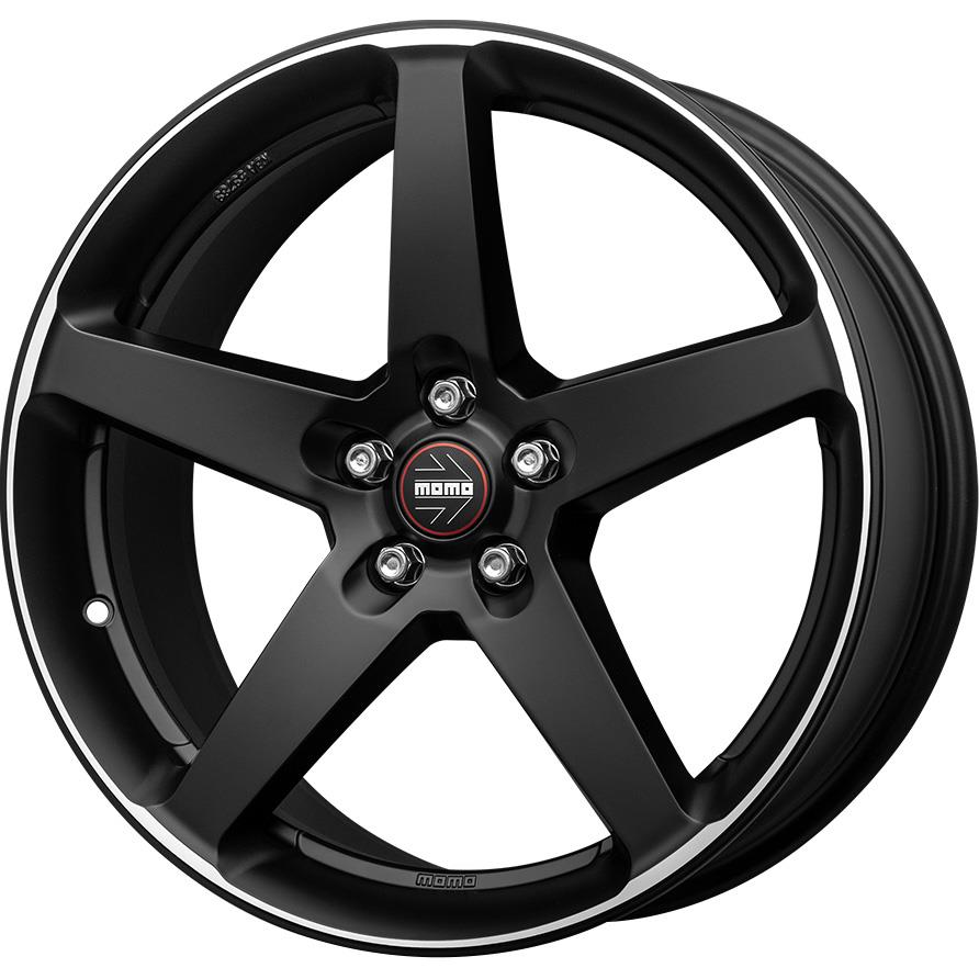 Momo Five Matt Black Polished 8,5x20 5x112 ET38 CB79,5 60° 725 kg WFIE8503812SE