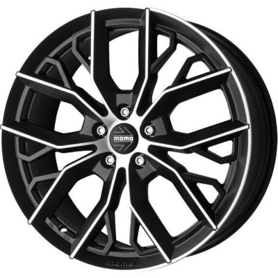 Momo Massimo Matt Black Polished 8x18 5x110 ET30 CB65,1 60° 745 kg WMSB80830065