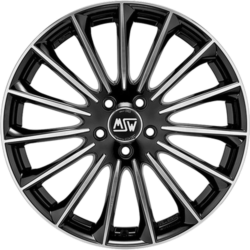 MSW 30 Gloss Black Full Polished 8,5x20 5x112 ET35 CB73,1 60° 850 kg W19317502T56
