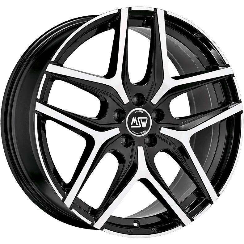 MSW 40 Gloss Black Full Polished 9x20 5x120 ET45 CB72,6 60° 950 kg W1930800156
