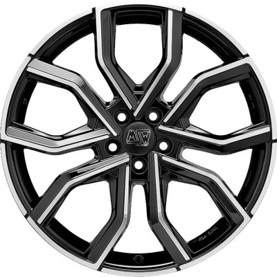MSW 41 Gloss Black Full Polished 8x19 5x114.3 ET45 CB73,1 60° 690 kg W19361504T56
