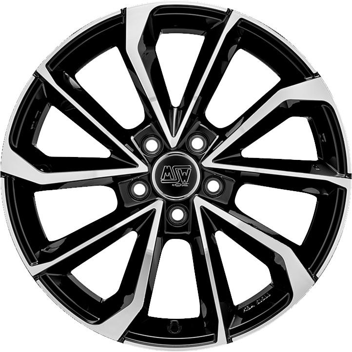 MSW 42 Gloss Black Full Polished 7,5x17 5x112 ET48 CB73,1 60° 770 kg W19356504T56