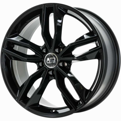 MSW 71 Gloss Black 7,5x17 5x108 ET38 CB73,1 60° 690 kg W19282506TC5