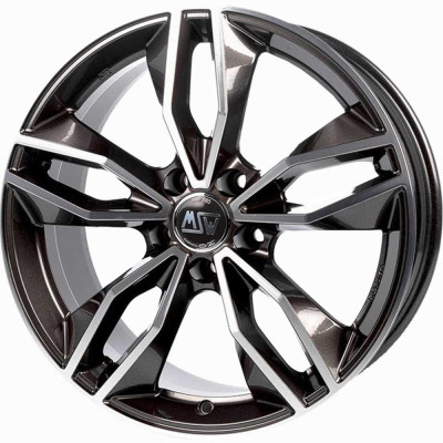 MSW 71 Gloss Dark Grey Full Polished 8x18 5x112 ET35 CB73,1 60° 725 kg W19277502TT8