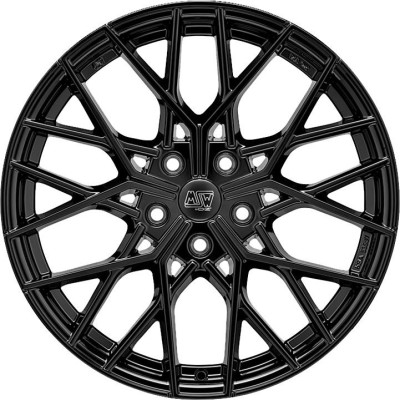 MSW 74 Gloss Black 9x20 5x112 ET35 CB73,1 60° 790 kg W19364501TC5