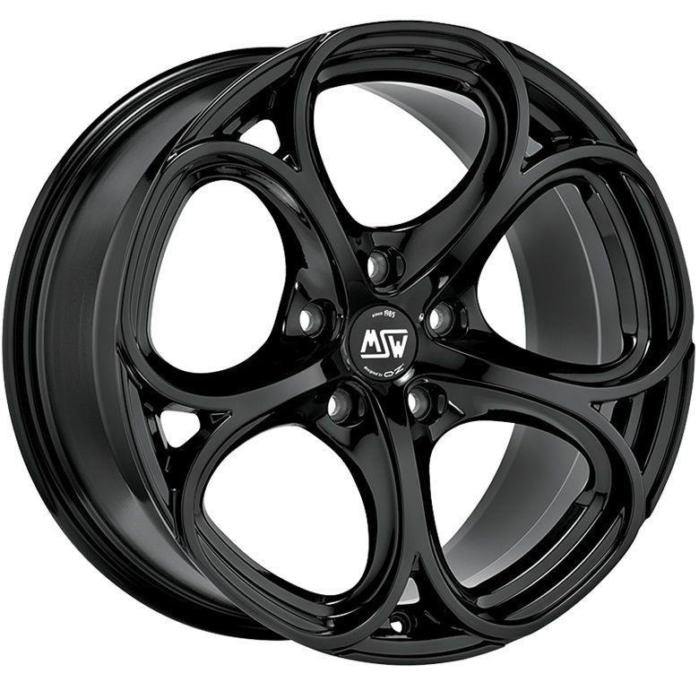 MSW 82 Gloss Black 8x19 5x110 ET33 CB65,1 60° 690 kg W19339001TC5