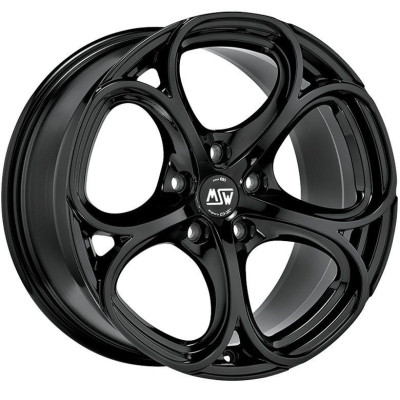 MSW 82 Gloss Black 8x18 5x112 ET35 CB73,1 60° 650 kg W19374502TC5