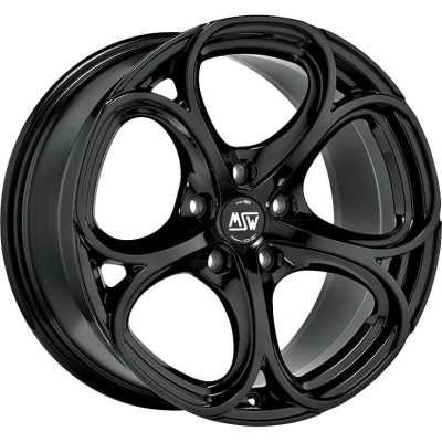 MSW 82 Gloss Black Full Polished 8x18 5x110 ET30 CB65,1 60° 690 kg W19374001T56