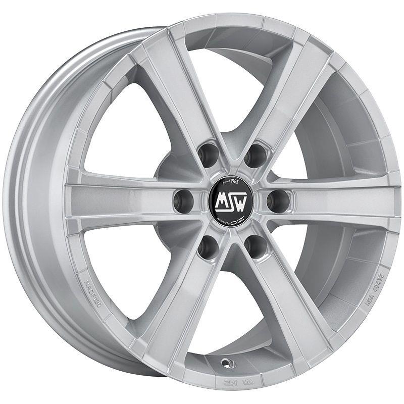 MSW Sahara 6 Full Silver 8x18 6x114.3 ET35 CB66,1 60° 1100 kg W85062004N09
