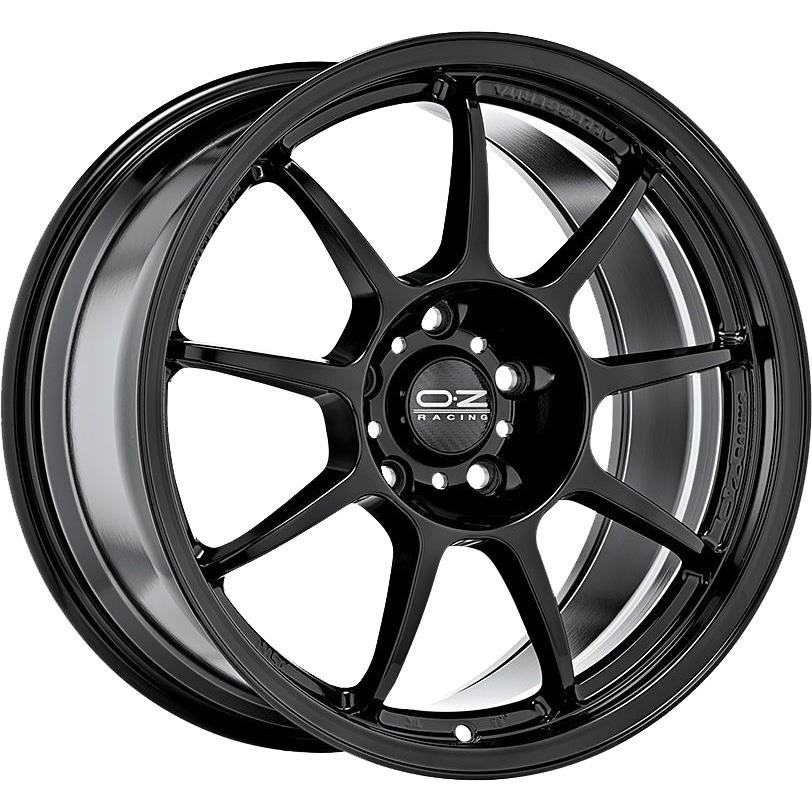 OZ Racing Alleggerita HLT 4F Gloss Black 7x17 4x100 ET30 CB68,1 60° 500 kg W01820202O2