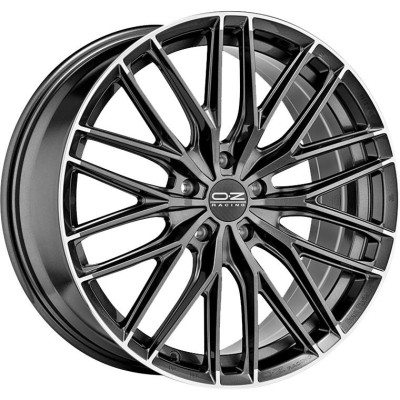 OZ Racing Gran Turismo HLT Star Graphite Diamond Lip 8,5x20 5x112 ET20 CB75,0 R12 800 kg W01A95202W4