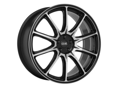 OZ Racing Hyper XT HLT Gloss Black Diamond Cut 10,5x22 5x114.3 ET53 CB67,1 60° 950 kg W01A54002U8