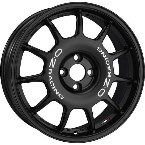 OZ Racing Leggenda Matt Black White Lettering 7x17 4x108 ET25 CB75,0 60° 530 kg W01872251N8