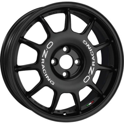 OZ Racing Leggenda Matt Black White Lettering 7x17 4x108 ET25 CB75,0 60° 530 kg W01872251N8