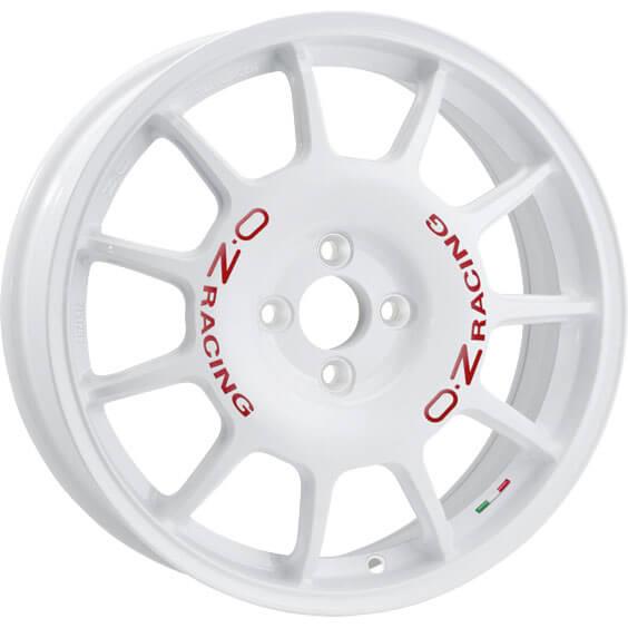 OZ Racing Leggenda Race White Red Lettering 7x17 4x100 ET42 CB68,1 60° 530 kg W01872201A33